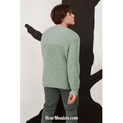 Modèle cardigan homme 39 catalogue FAM 269 Lang Yarns