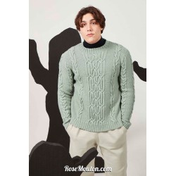 Modèle pullover homme 38 catalogue FAM 269 Lang Yarns