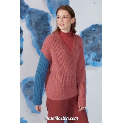 Modèle pullover 20 catalogue FAM 269 Lang Yarns