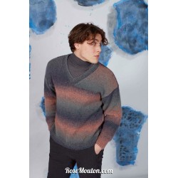 Modèle pullover homme 18 catalogue FAM 269 Lang Yarns