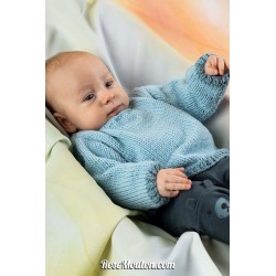 Modèle pullover 15 Punto 35 LAYETTE MERINO 200 Lang Yarns