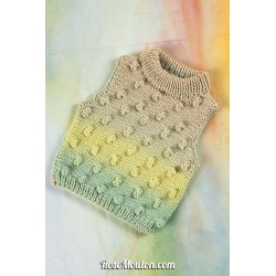 Modèle gilet 10 Punto 35 LAYETTE MERINO 200 Lang Yarns