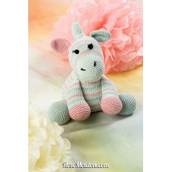 Modèle licorne 8 Punto 35 LAYETTE MERINO 200 Lang Yarns