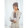 kit tricot manchettes et bonnet Mohair Fancy