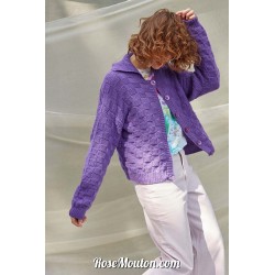 Modèle cardigan 13 catalogue FAM 273 Lang Yarns