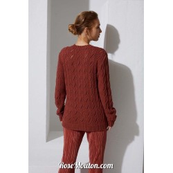 Modèle pullover 47 catalogue FAM 272 Lang Yarns