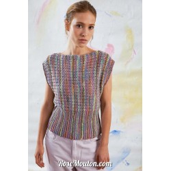 Modèle pullover sans manches 3 Punto 37 KARMA Lang Yarns