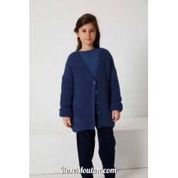 Modèle cardigan 20 Punto 41 KIDS ATLANTIS Lang Yarns