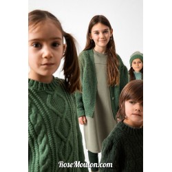 Modèle cardigan 19 Punto 41 KIDS ATLANTIS Lang Yarns