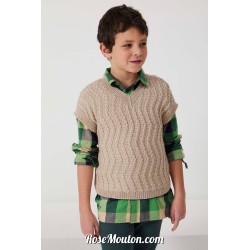 Modèle pull sans manches 18 Punto 41 KIDS ATLANTIS Lang Yarns