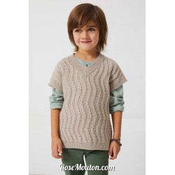 Modèle pull sans manches 18 Punto 41 KIDS ATLANTIS Lang Yarns