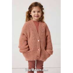 Modèle cardigan 17 Punto 41 KIDS ATLANTIS Lang Yarns