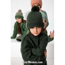 Modèle bonnet 6 Punto 41 KIDS ATLANTIS Lang Yarns