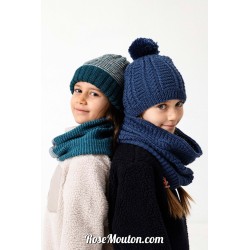 Modèle loop (snood) 4 Punto 41 KIDS ATLANTIS Lang Yarns