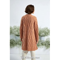 Modèle cardigan long 13 catalogue FAM 272