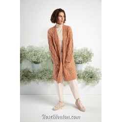 Modèle cardigan long 13 catalogue FAM 272