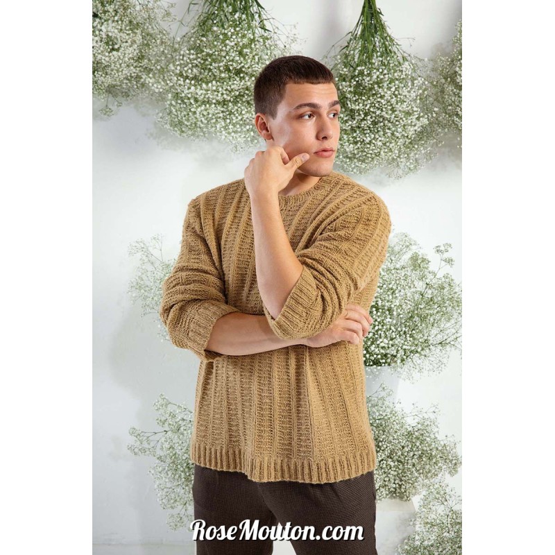 Modèle pullover homme 23 catalogue FAM 272