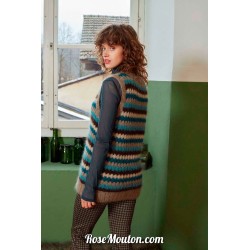 Modèle pull sans manches 70 catalogue FAM 274 Lang Yarns