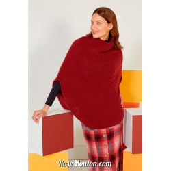 Modèle poncho 68 catalogue FAM 274 Lang Yarns