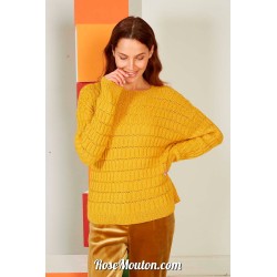 Modèle pullover 53 catalogue FAM 274 Lang Yarns