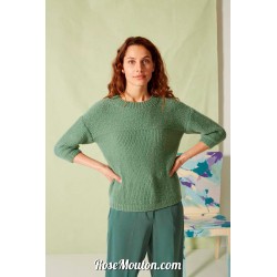 Modèle pullover 45 catalogue FAM 274 Lang Yarns