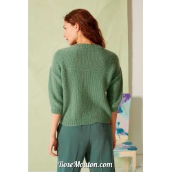 Modèle pullover 45 catalogue FAM 274 Lang Yarns