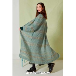 Modèle manteau 37 catalogue FAM 274 Lang Yarns