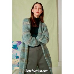 Modèle manteau 37 catalogue FAM 274 Lang Yarns