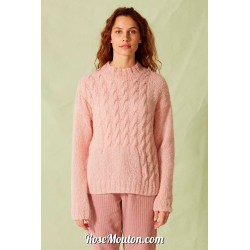 Modèle pullover 33 catalogue FAM 274 Lang Yarns