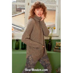 Modèle pullover 15 catalogue FAM 274 Lang Yarns