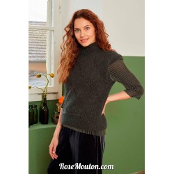 Modèle pull sans manches 2 catalogue FAM 274 Lang Yarns