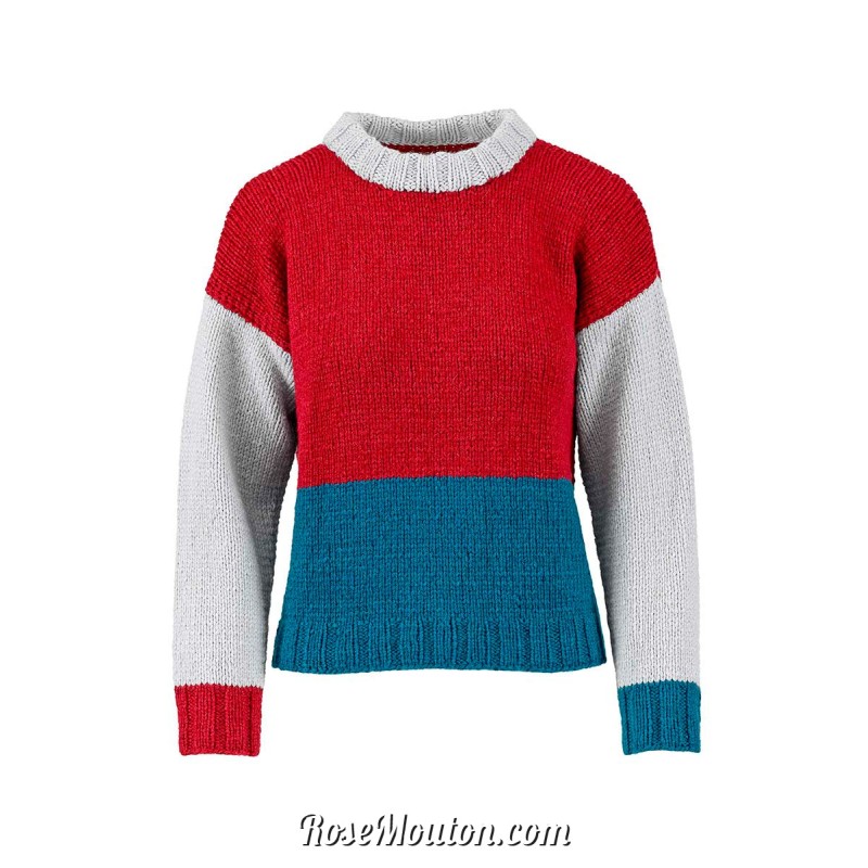 Modèle pullover SILLY SIDE 46 catalogue Wool Addicts 9