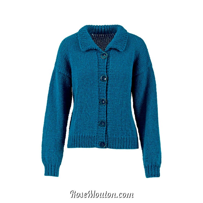 Modèle cardigan 32 catalogue Wool Addicts 9