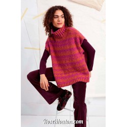 Modèle poncho 7 Punto 43 BERGEN Lang Yarns