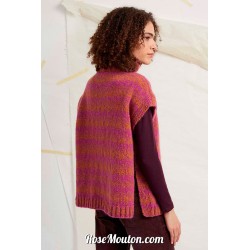 Modèle poncho 7 Punto 43 BERGEN Lang Yarns