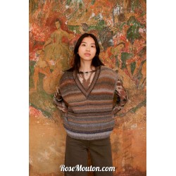 Modèle pull sans manches 3 Punto 46 FRIDA Lang Yarns