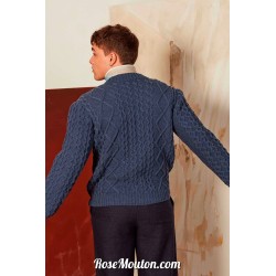 Modèle pullover homme 8 Punto 44 HOMME Lang Yarns