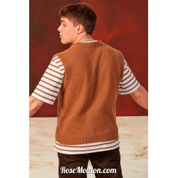 Modèle pull sans manches 6 Punto 44 HOMME Lang Yarns