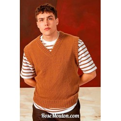 Modèle pull sans manches 6 Punto 44 HOMME Lang Yarns