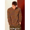 Modèle pullover homme 5 Punto 44 HOMME Lang Yarns