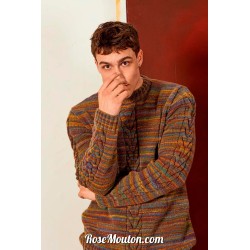 Modèle pullover homme 5 Punto 44 HOMME Lang Yarns