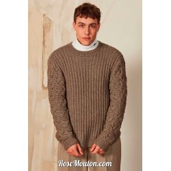 Modèle pullover homme 2 Punto 44 HOMME Lang Yarns