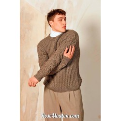 Modèle pullover homme 2 Punto 44 HOMME Lang Yarns