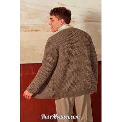 Modèle cardigan homme 1 Punto 44 HOMME Lang Yarns