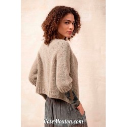 Modèle veste 8 Punto 48 TOP DOWN Lang Yarns