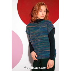 Modèle pull sans manches 6 Punto 49 REINA Lang Yarns