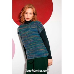 Modèle pull sans manches 6 Punto 49 REINA Lang Yarns