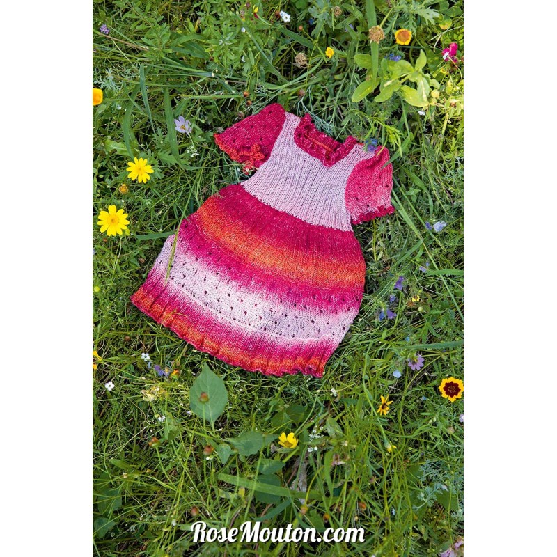 Modèle robe avec culotte 7 Punto 56 LAYETTE BABY Lang Yarns