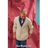 Modèle gilet homme 49 catalogue FAM 276 Lang Yarns