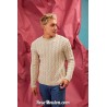 Modèle pullover homme 48 catalogue FAM 276 Lang Yarns